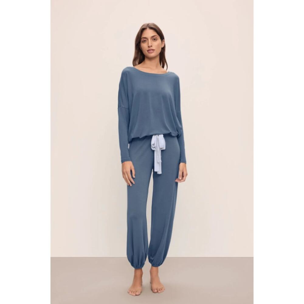 Eberjey Blue Pajama Set